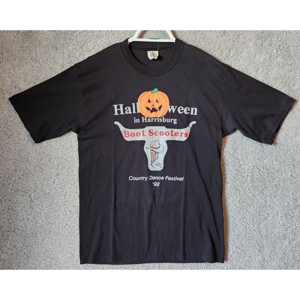 VTG 92 Halloween in Harrisburg‎ PA Country Dance Festival T Shirt Size Large